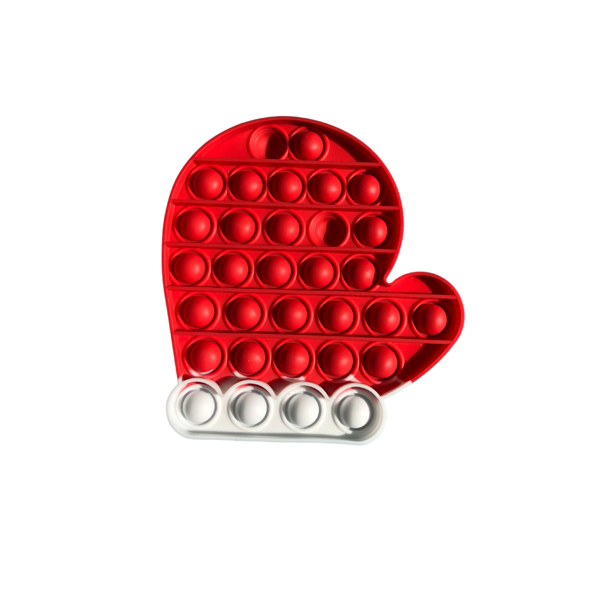Bubble Popper Fidget - Holiday Glove