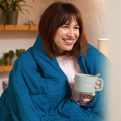 FDMT Weighted Blanket Steel Blue 01