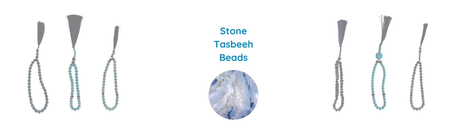 Agate Gemstone Diffusing Tasbeeh Beads