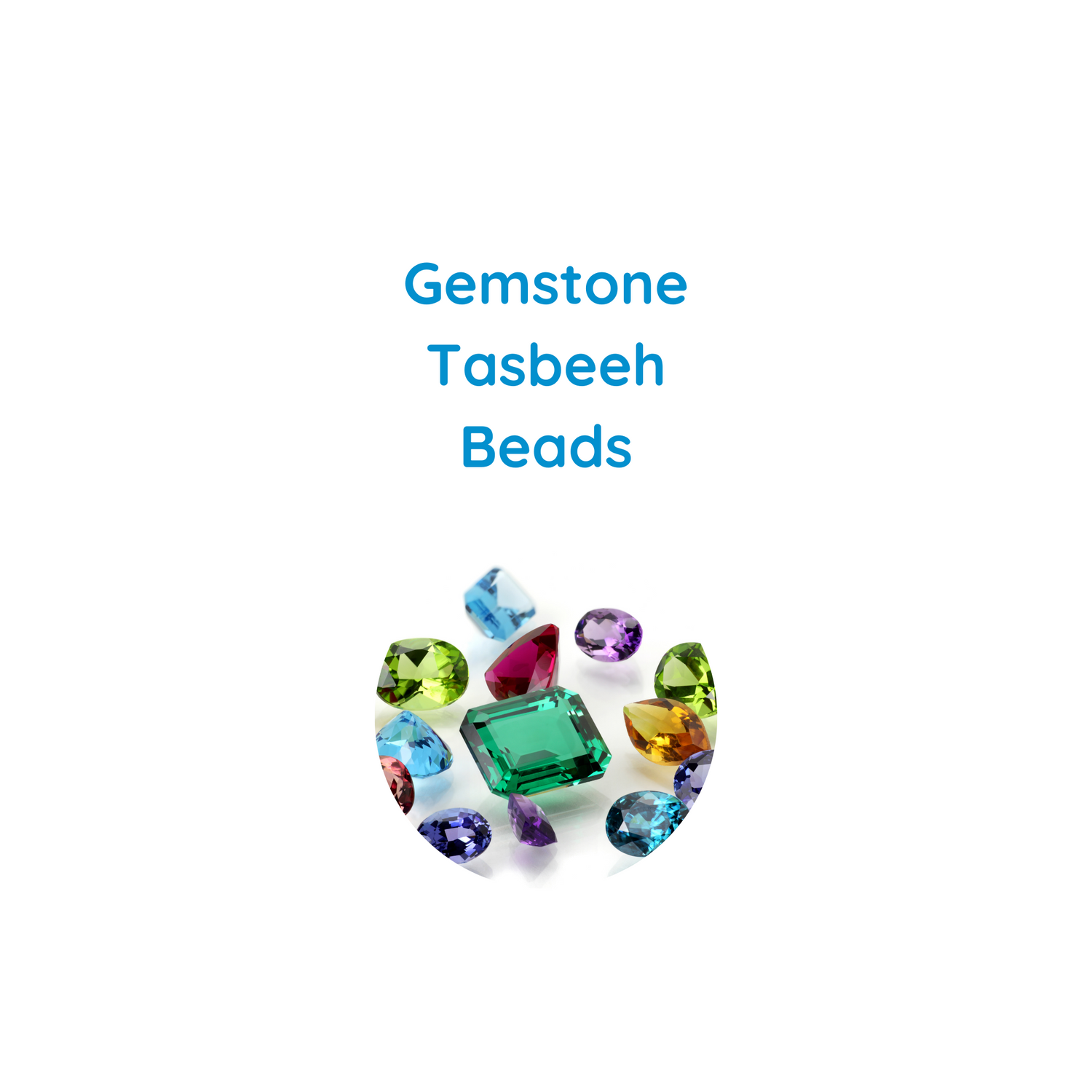 Gemstone Diffusing Tasbeeh Beads