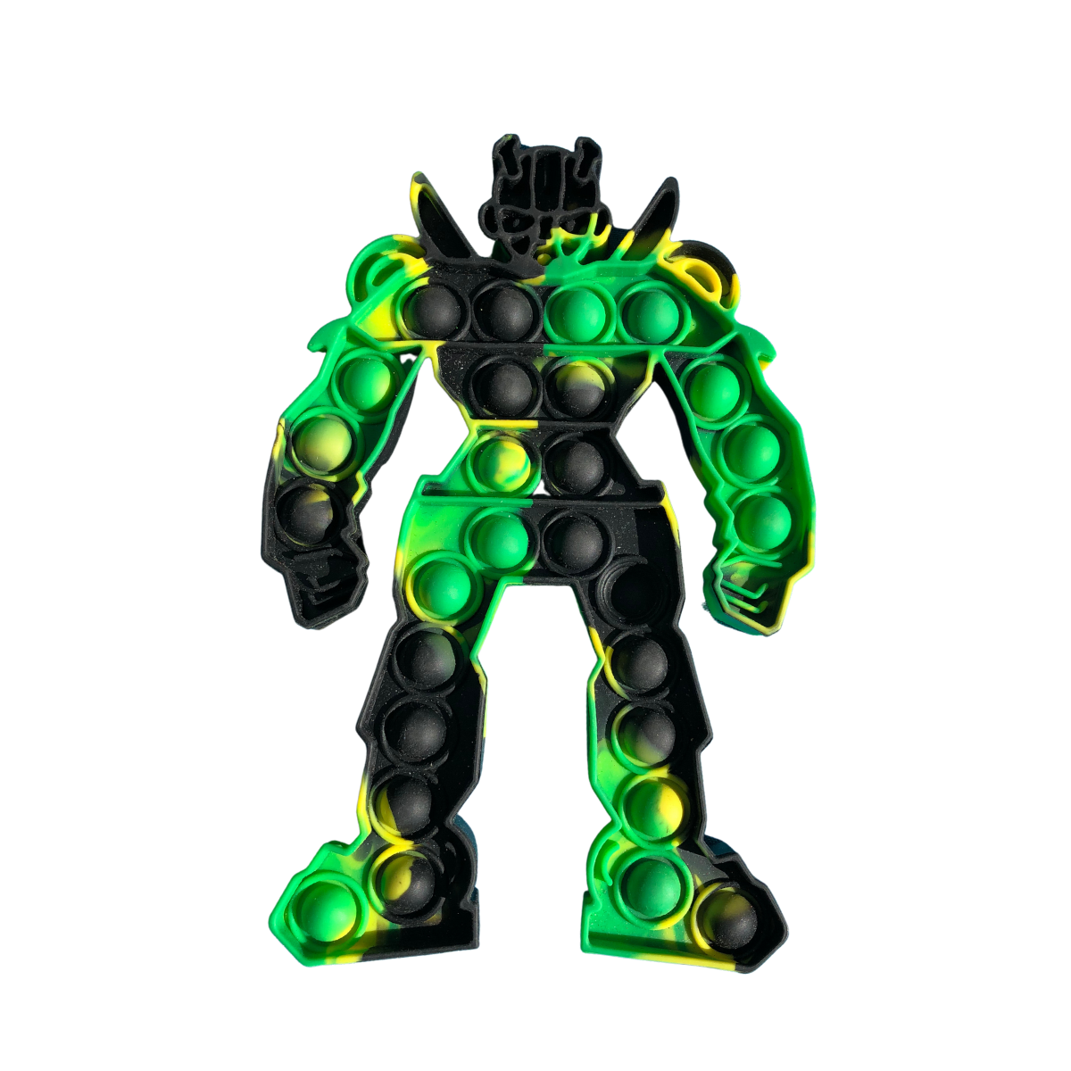 Bubble Popper Fidgets - Green Black Transformer