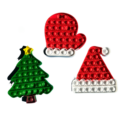 Bubble Popper Fidgets - Holiday Set of 3