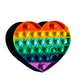 Bubble Popper Fidgets - Rainbow Heart