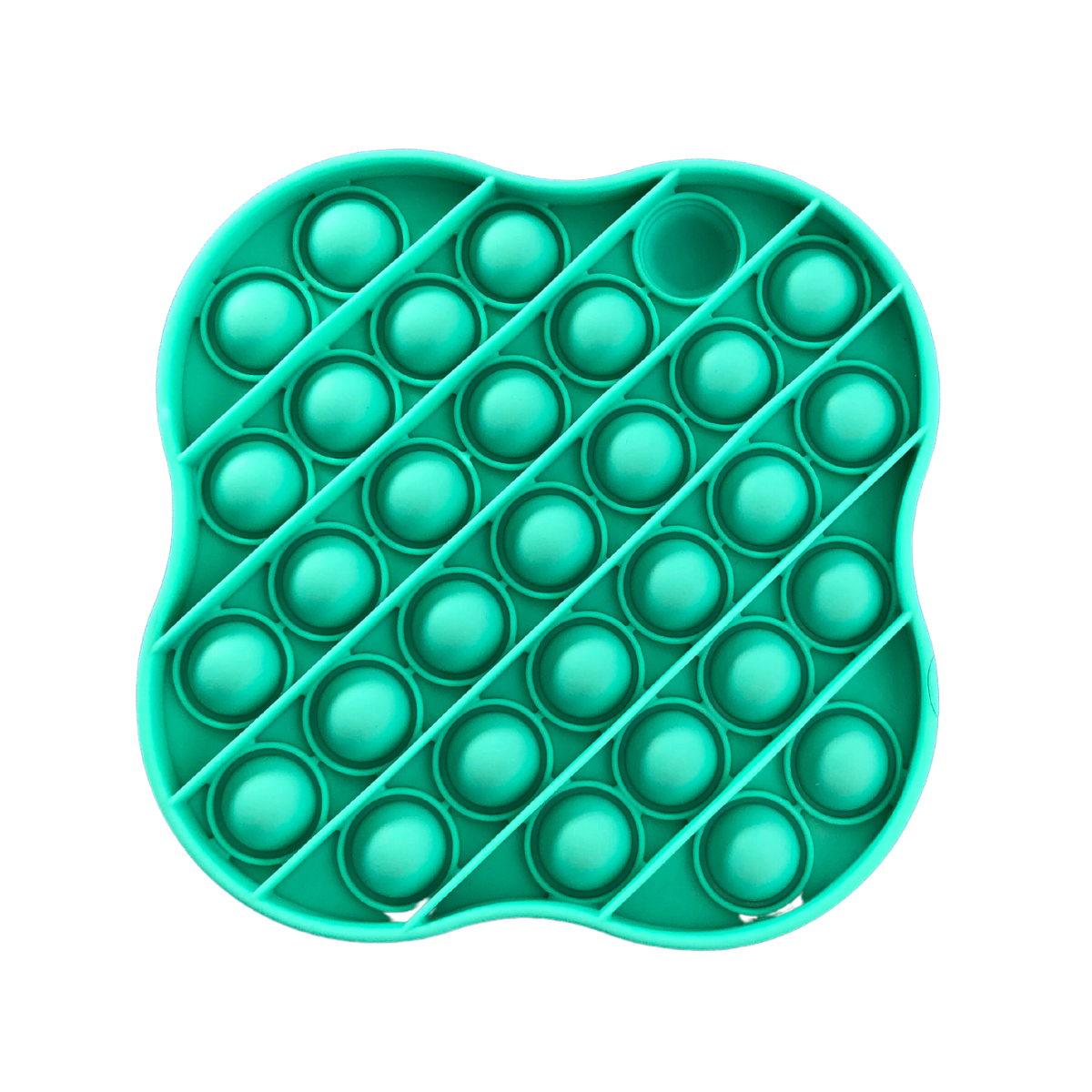 Bubble Popper Fidgets - Teal Green Squircle