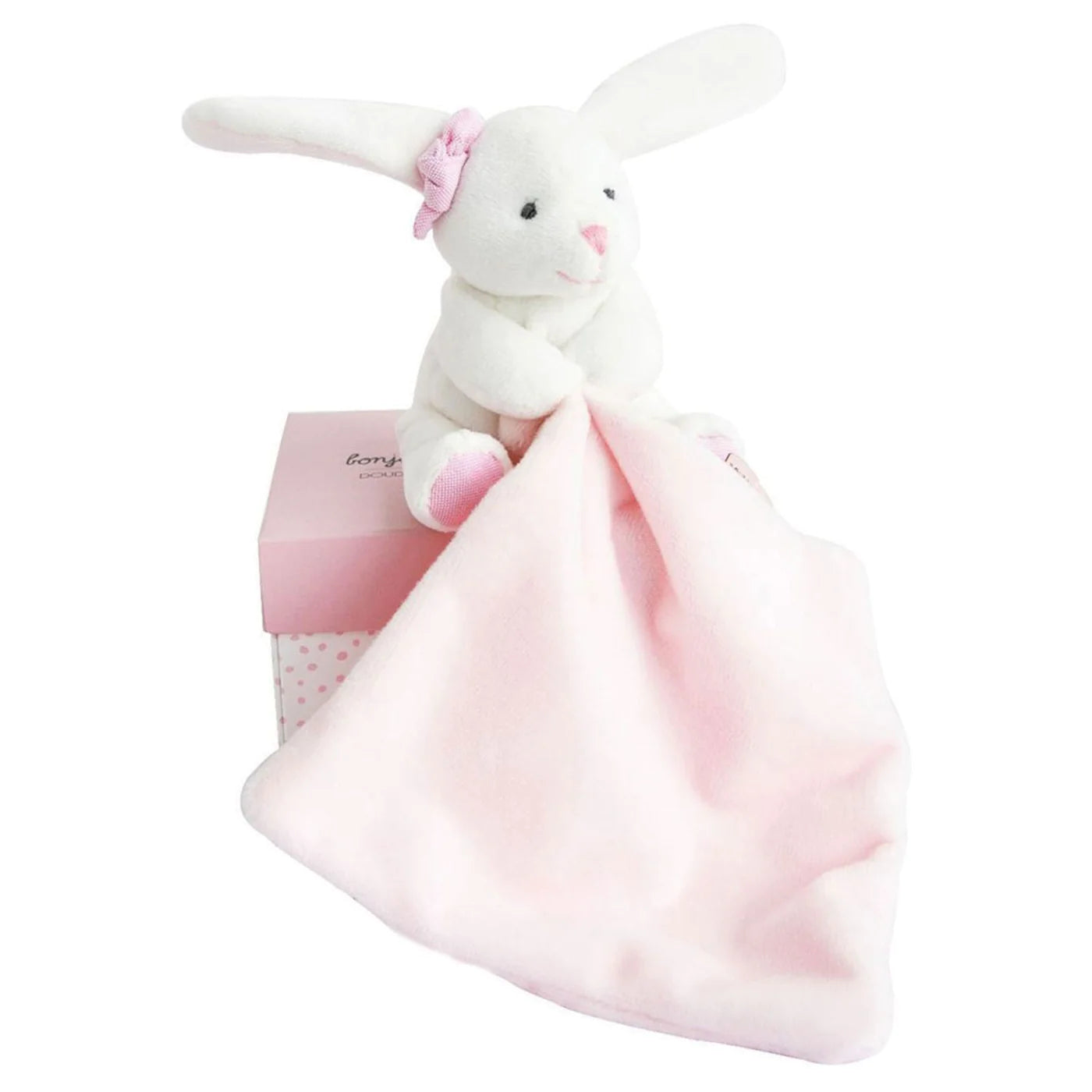 Rose Rabbit Doudou In Floral Box 02