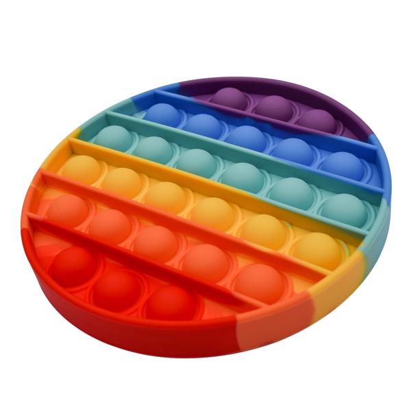 Rainbow Circle Bubble Popper Fidget+ Sensory wellness
