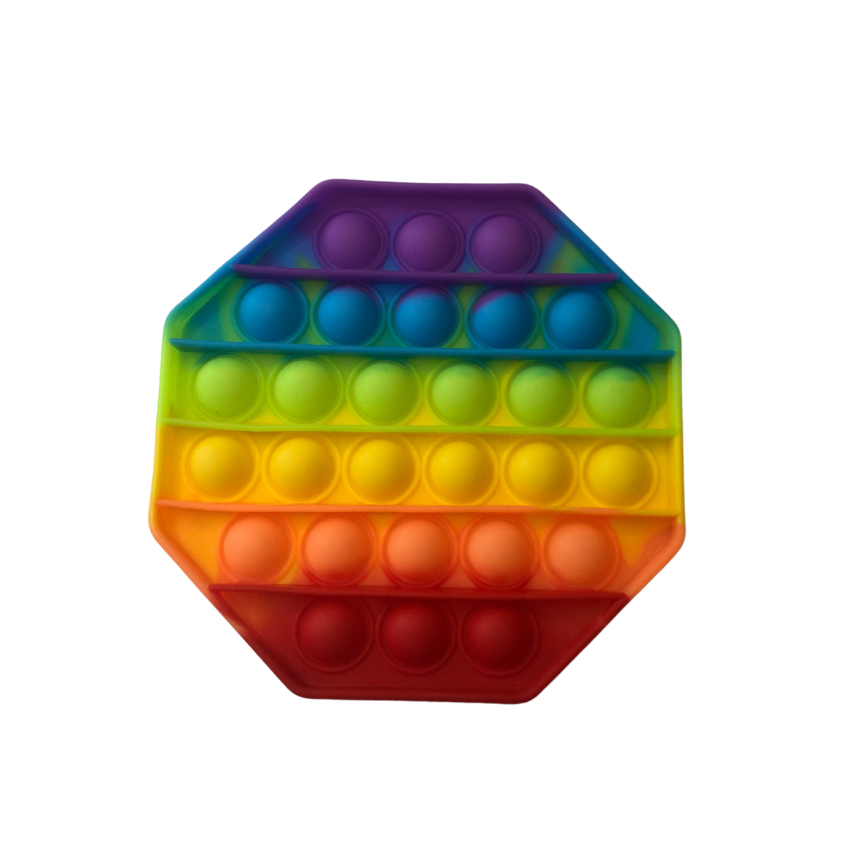 Rainbow Hexagon Bubble Popper Fidget+ Sensory wellness