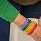 Stretchy Coil Fidget Bracelets - Rainbow 07