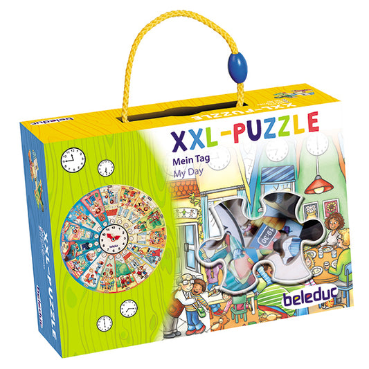 XXL Learning Puzzle - My Day 01 + sensory wellness toys